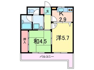 メゾン眞水御影の物件間取画像